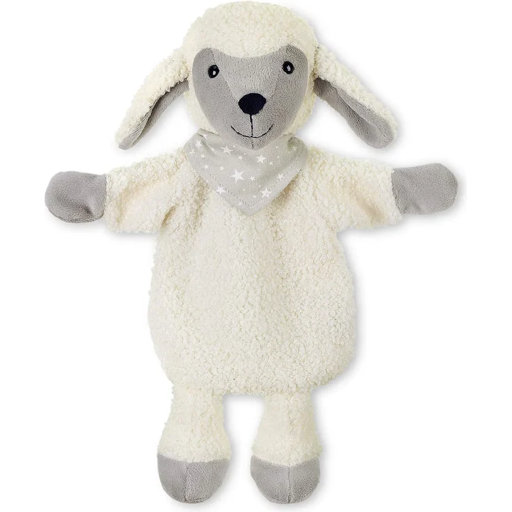 Sterntaler Handpuppe Schaf Stanley, Ideal für Puppentheater und Rollenspiele, 30 cm, Beige – Bild 1