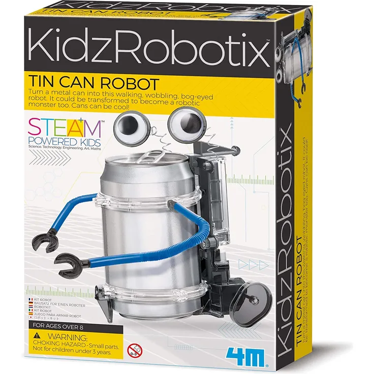 4M Fun Mechanics Kit: Tin Can Robot