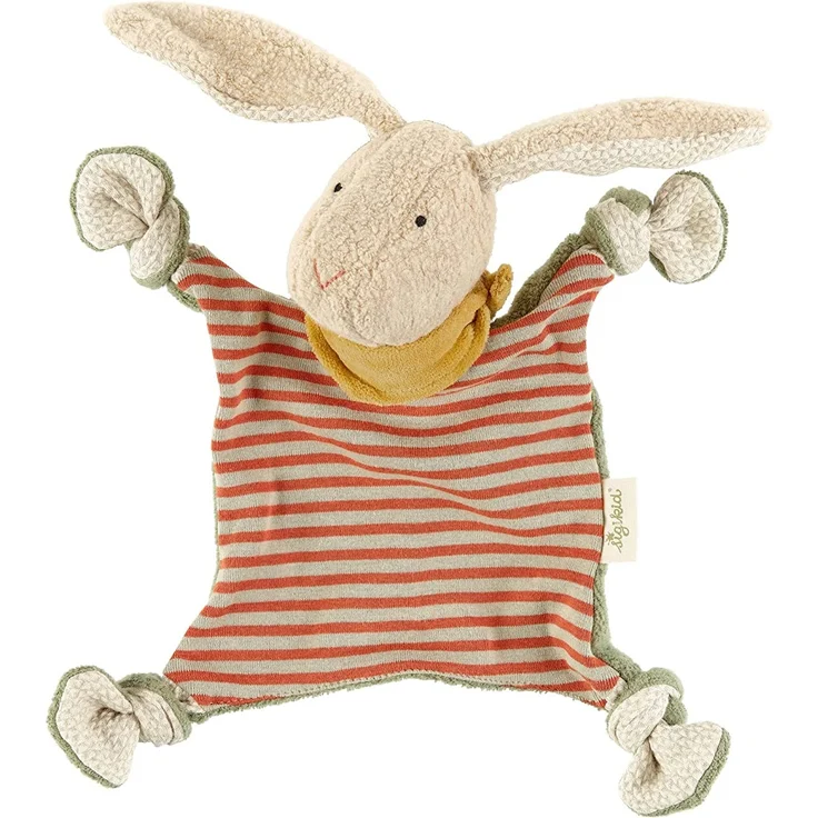 sigikid 39714 Schnuffeltuch Hase, Green Bio Collection – Bild 1