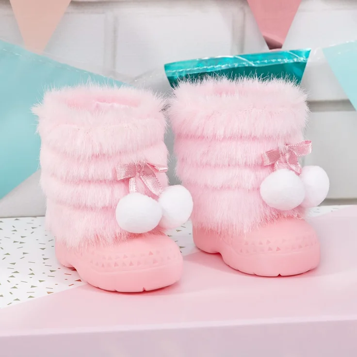 Winterschuhe für Puppenrosa – Bild 3