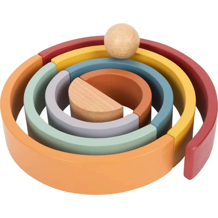 Holzbausteine Regenbogen 'Safari' – Bild 6