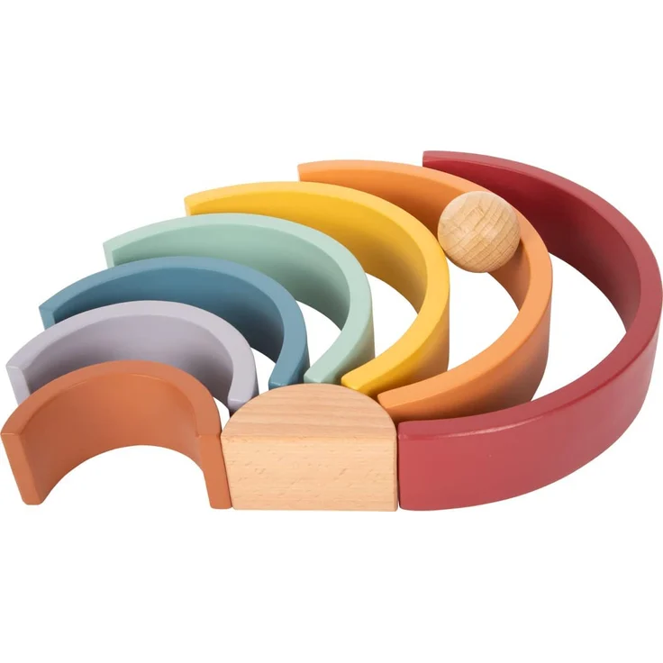 Holzbausteine Regenbogen 'Safari' – Bild 5