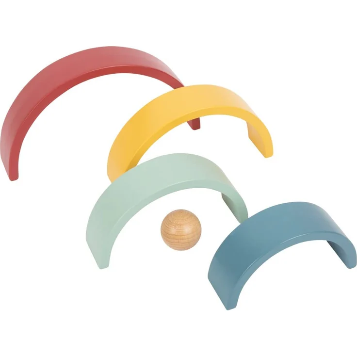 Holzbausteine Regenbogen 'Safari' – Bild 8