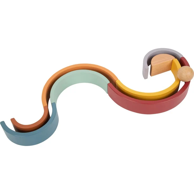 Holzbausteine Regenbogen 'Safari' – Bild 7