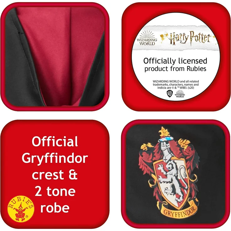 Rubies-Offizielles Kostüm - Harry Potter Deluxe Jungenkostüm - Größe S, 3-4 Jahre – Bild 4