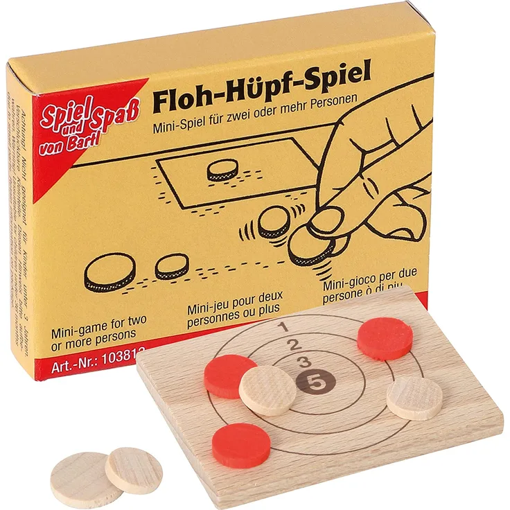Bartl 103812 Mini-Spiel Floh-Hüpf-Spiel