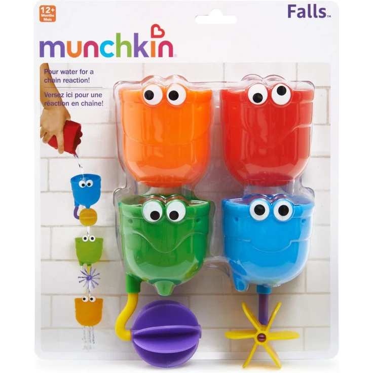 Munchkin - Falls Wassertrichter und Becher, Badespielzeug, 4-teilig – Bild 5