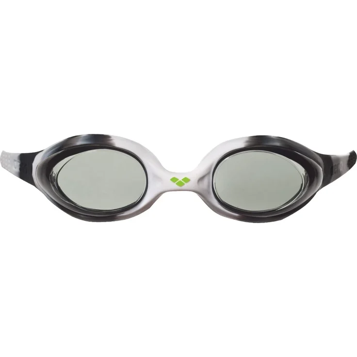 arena Kinder Unisex Training Wettkampf Schwimmbrille Spider Junior (UV-Schutz, Anti-Fog, Harte Gläser), schwarz (Black White-Clear), One Size – Bild 2