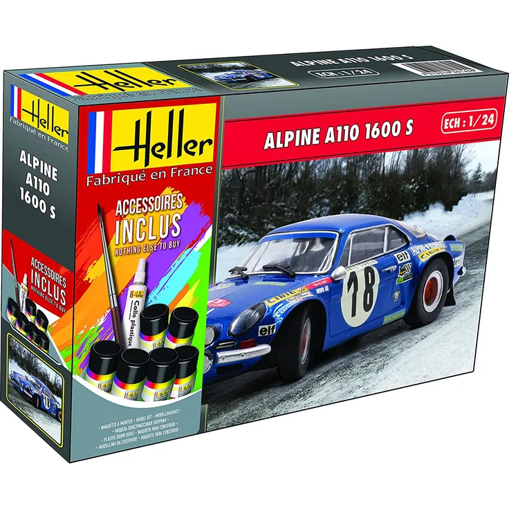 Heller 56745 STARTER KIT Alpine A110 (1600)