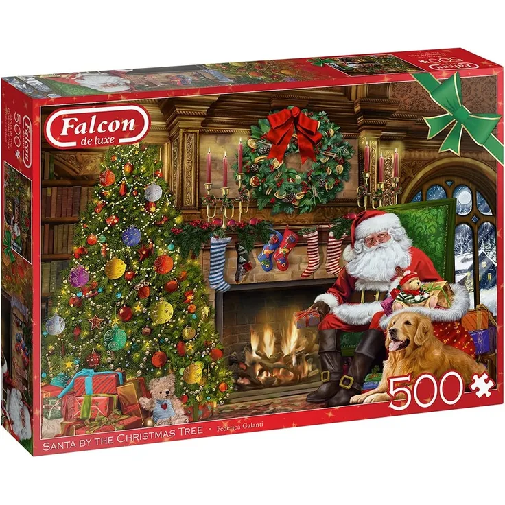 Santa by the Christmas Tree - Santa by the Christmas Tree - 500 Teile