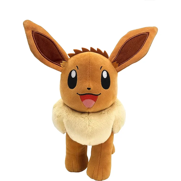 Wicked Cool Toys Pokemon Premium Plüschtier, Evoli, 27-30 cm – Bild 4