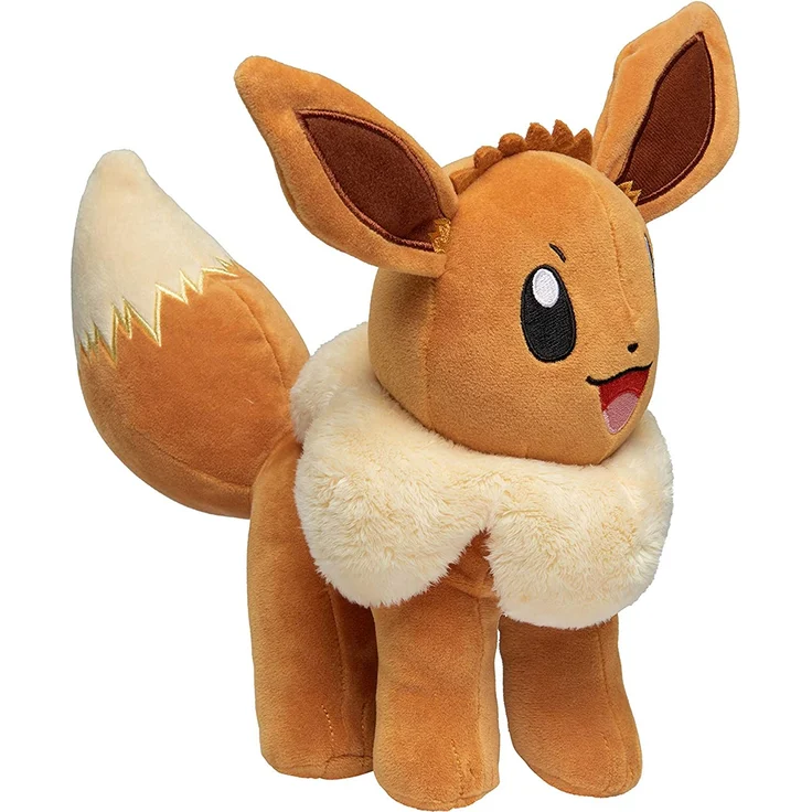 Wicked Cool Toys Pokemon Premium Plüschtier, Evoli, 27-30 cm – Bild 2