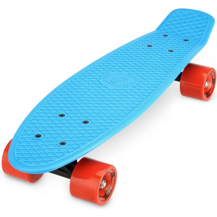 Skateboard Single 55 cm blau
