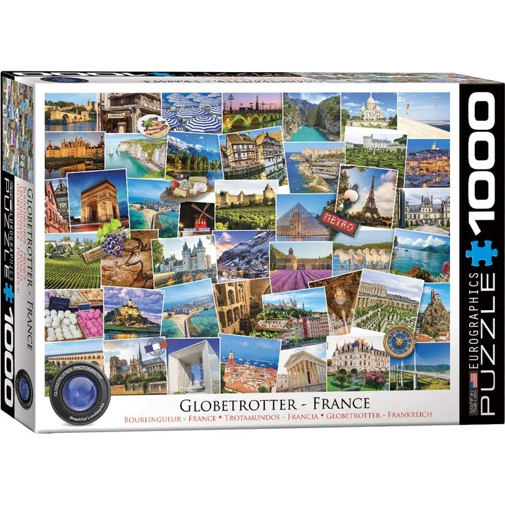 EuroGraphics Puzzle Globetrotter Frankreich