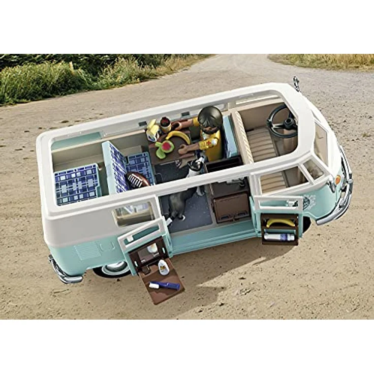 PLAYMOBIL Volkswagen 70826 'Volkswagen T1 Camping Bus - Special Edition', 64 Teile, ab 5 Jahren – Bild 8