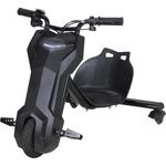 Elektro-Drift-Trike 360 Drift-Scooter für Kinder Fahrzeug Dreirad Driftscooter (Schwarz)