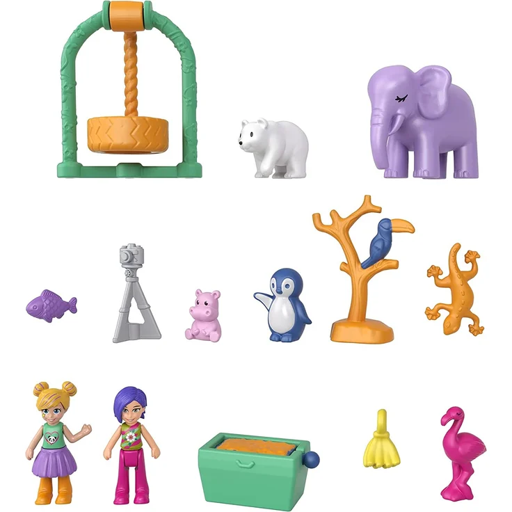 elefant Mädchen Spielset rosa 16 Stück – Bild 8