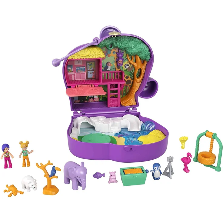 elefant Mädchen Spielset rosa 16 Stück – Bild 1