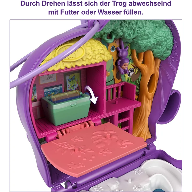 elefant Mädchen Spielset rosa 16 Stück – Bild 5