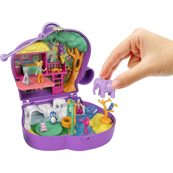 elefant Mädchen Spielset rosa 16 Stück – Bild 2