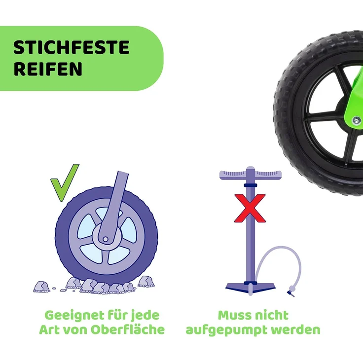 Chicco LAUFRAD GREEN ROCKET – Bild 6