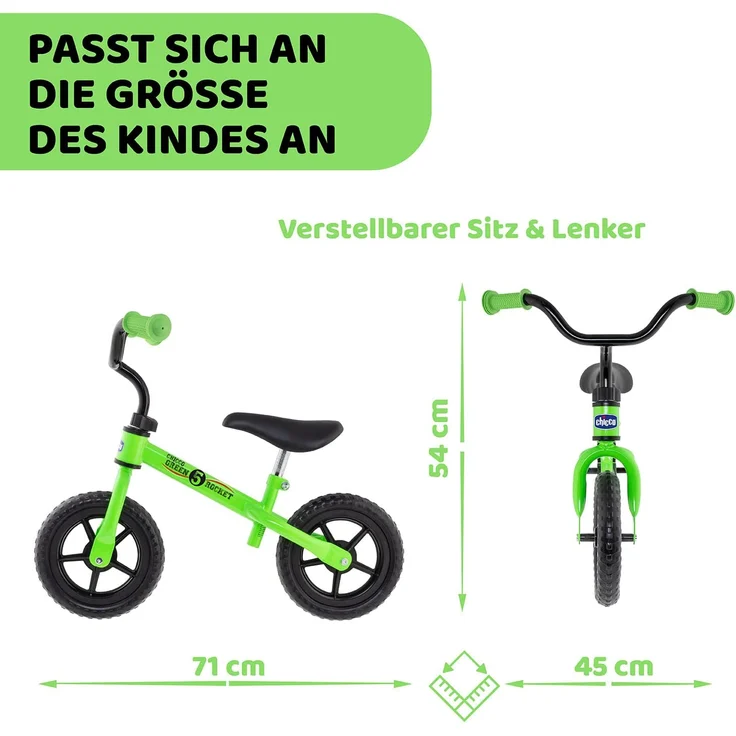 Chicco LAUFRAD GREEN ROCKET – Bild 3
