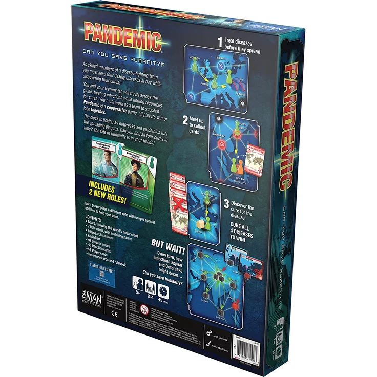 Z-Man Games ZMG71100 - Pandemic 2013 Brettspiel, Englisch - Englische Sprache – Bild 2