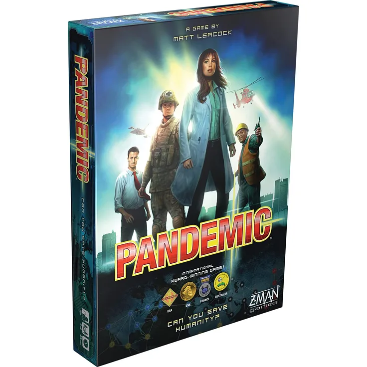 Z-Man Games ZMG71100 - Pandemic 2013 Brettspiel, Englisch - Englische Sprache