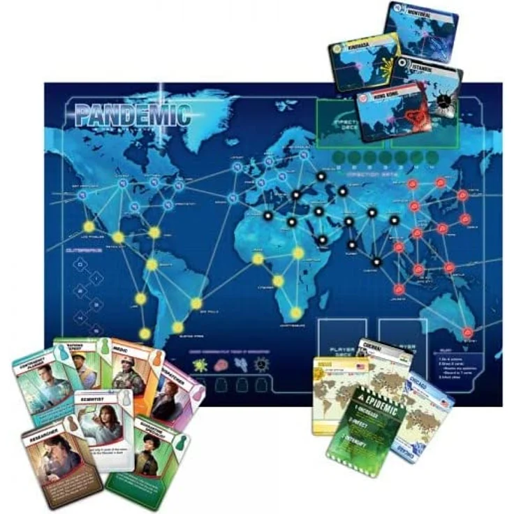 Z-Man Games ZMG71100 - Pandemic 2013 Brettspiel, Englisch - Englische Sprache – Bild 6