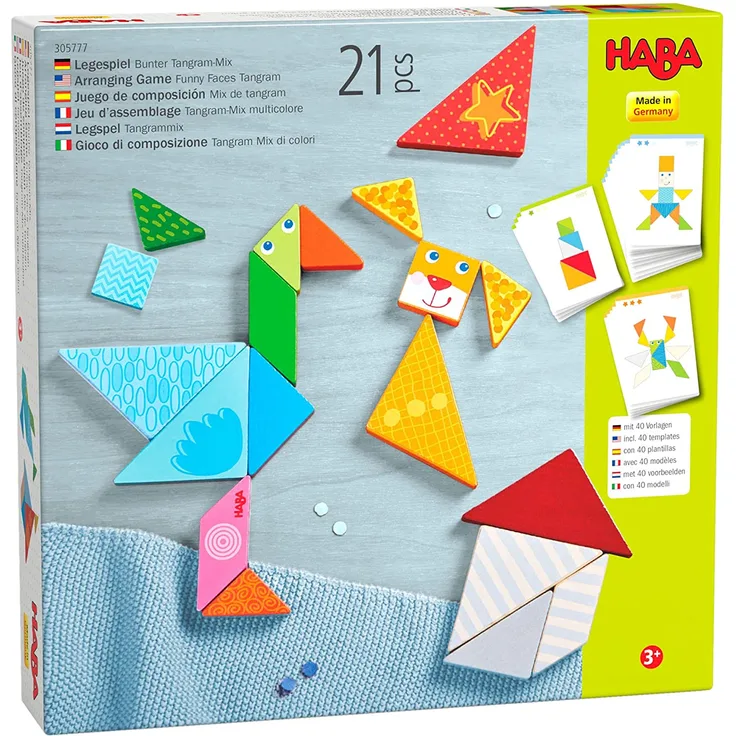 Haba Legespiel Bunter Tangram-Mix