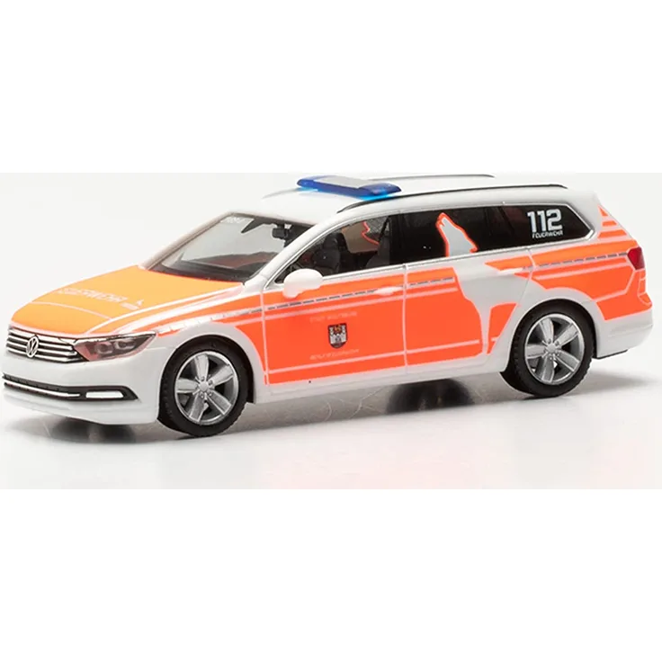 Herpa 096751 VW Passat Variant „Feuerwehr Wolfsburg“ - 1:87 - Neu