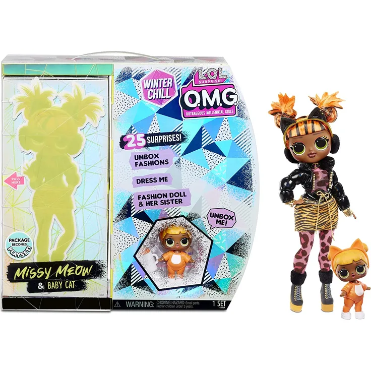 L. O. L. Surprise! - O. M. G Winter Chill, Missy Meow and Baby Cat