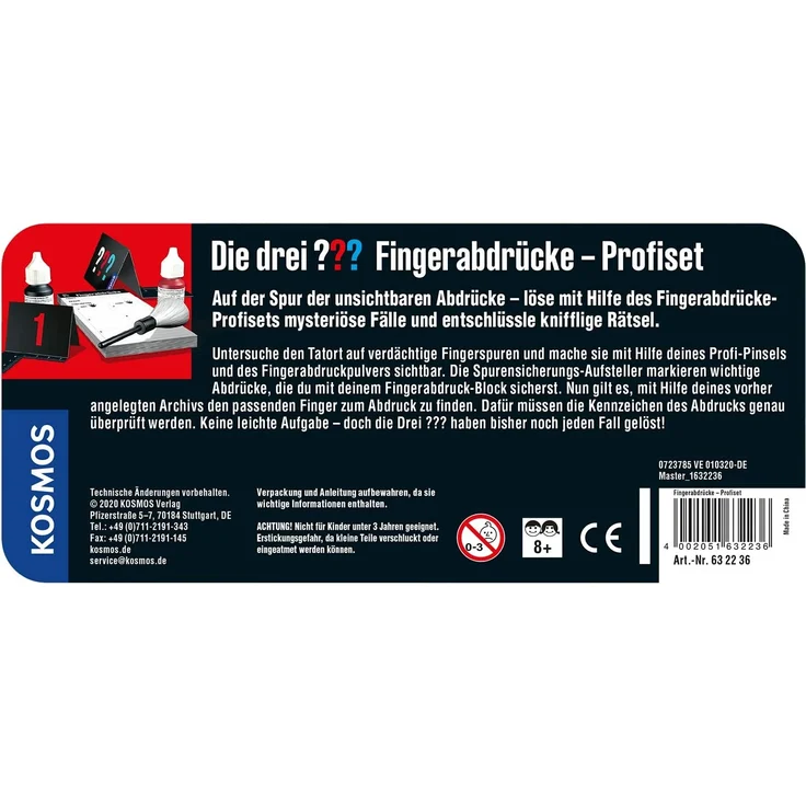 KOSMOS - Die Drei ??? Fingerabdrücke - Profiset – Bild 2