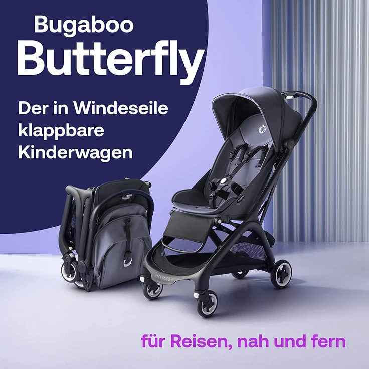 Bugaboo 'Butterfly' Kinderwagen Stormy Blue – Bild 2
