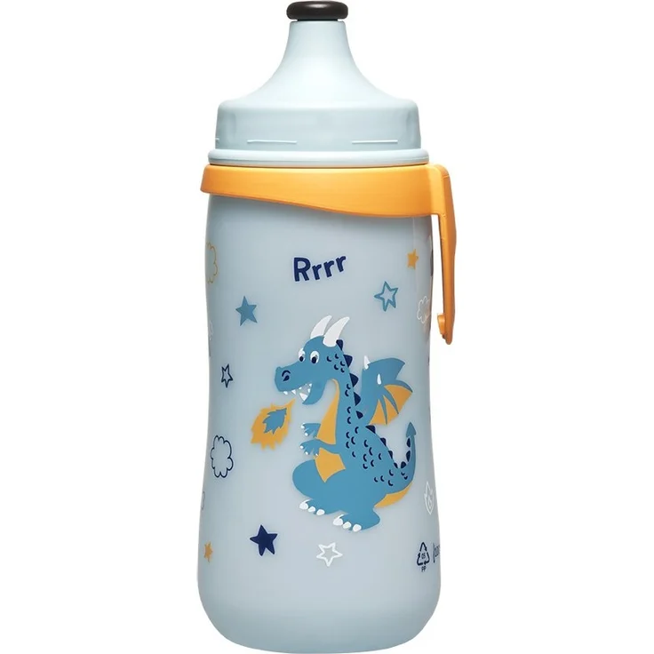 nip Kids Cup Sportflasche mit Push-Pull, 18 Monate+, 330 ml, Junge – Bild 2