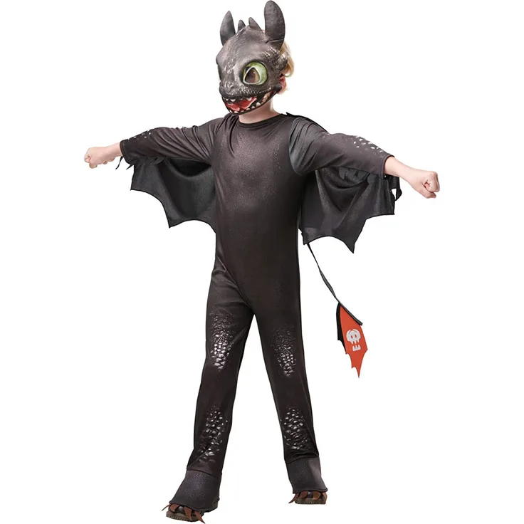 Rubies 3641470 Kostüm, Unisex-Kinder, schwarz