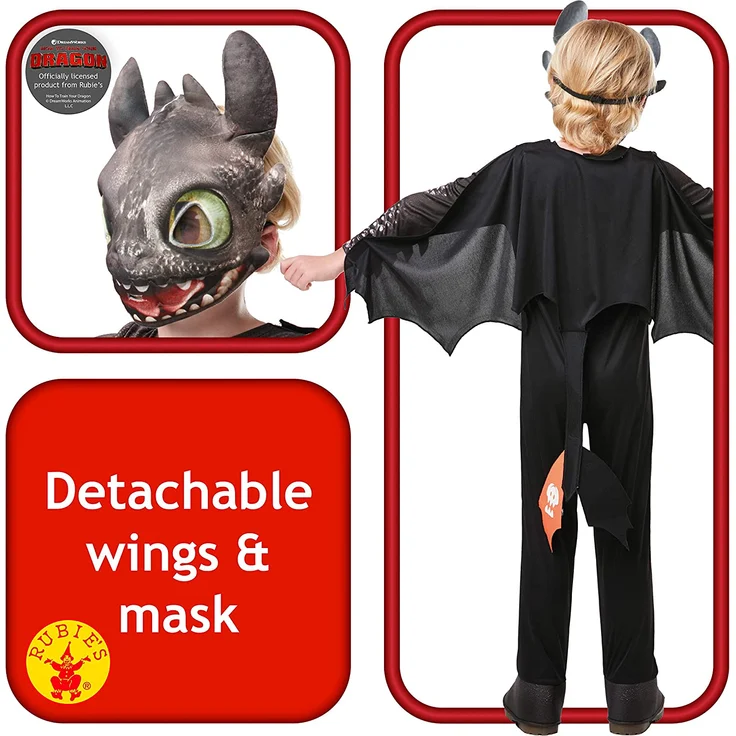 Rubies 3641470 Kostüm, Unisex-Kinder, schwarz – Bild 2