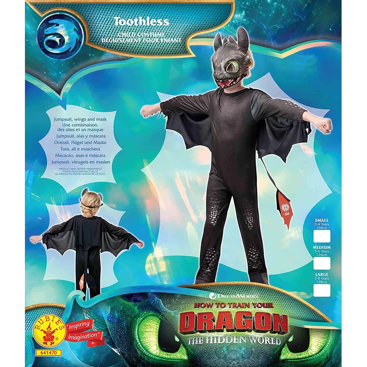 Rubies 3641470 Kostüm, Unisex-Kinder, schwarz – Bild 6