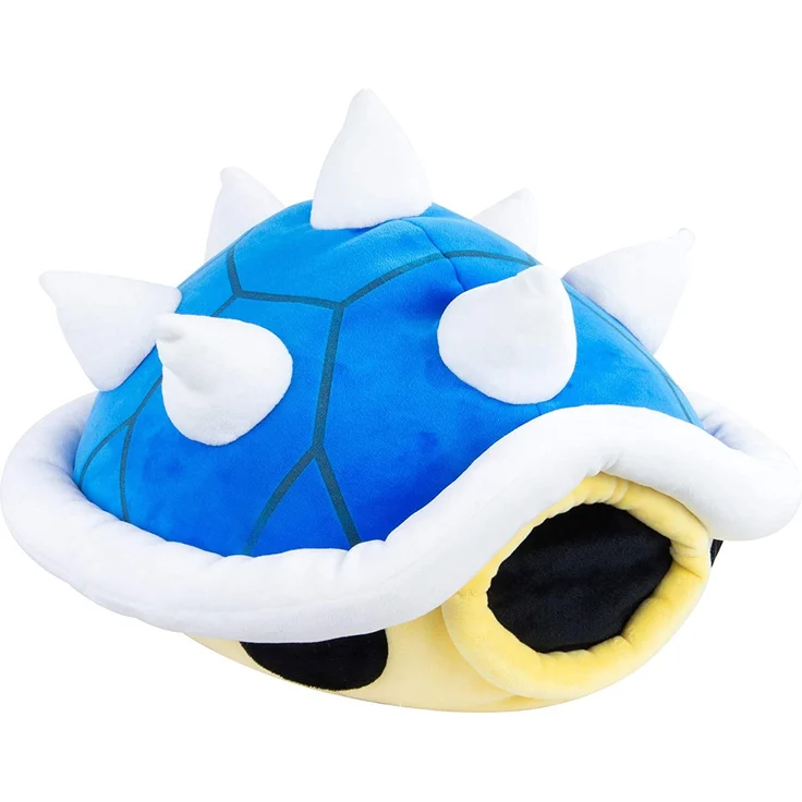 Nintendo Mario Kart Mocchi Mocchi Plüsch Spielzeug Stachi Panzer Kissen - 40 cm groß - blau – Bild 1