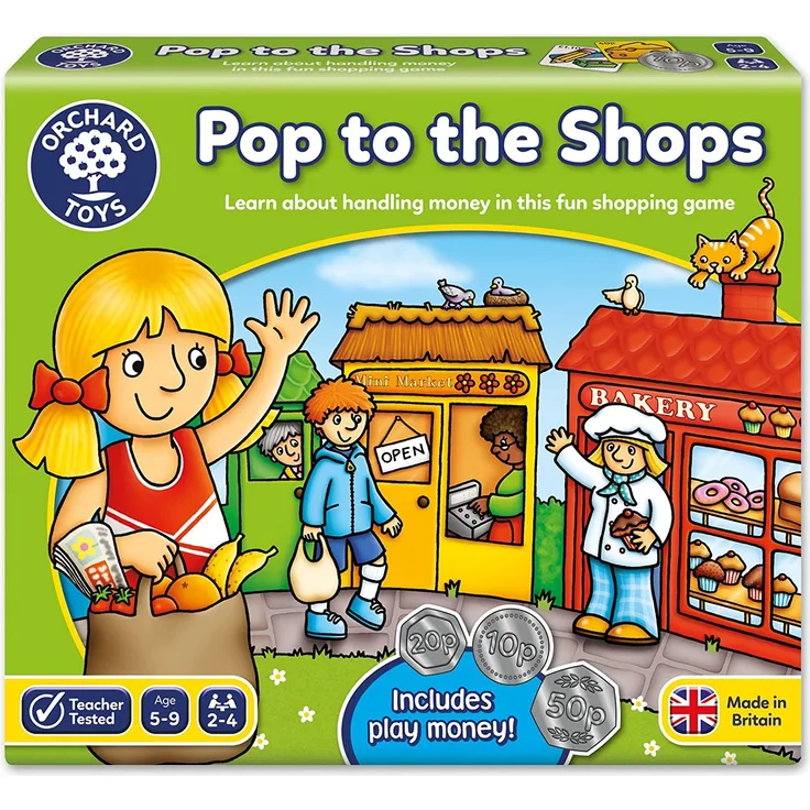 Orchard Toys Einkaufsbummel Spiel Pop to The Shops - Englische Sprache