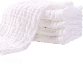 Yoofoss Mullwindeln Spucktücher 5er Set 70x70 cm