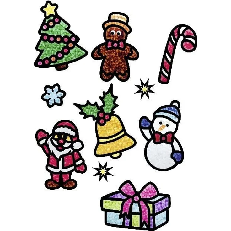 Fensterbild Bastelset, Suncatcher Weihnachten – Bild 5