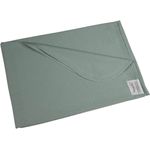 HOPPEDIZ Pucktuch, Einschlagdecke, Babydecke, Schmusetuch, Kuscheldecke, 100 % Baumwolle, elastisch und anschmiegsam, ideal zum Pucken für Neugeborene, Salbei