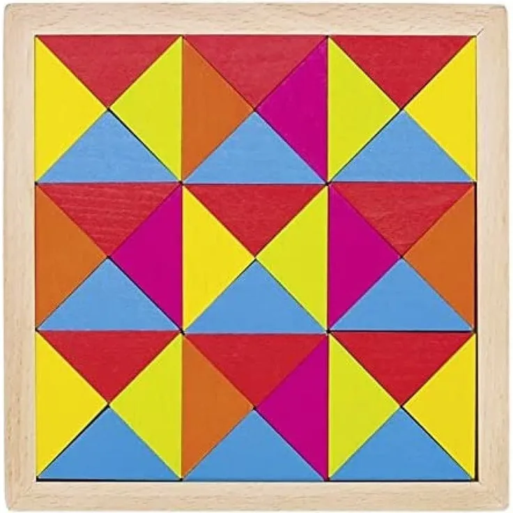 Goki - Regenbogen Mosaik II - Legespiel (Kinderspiel)