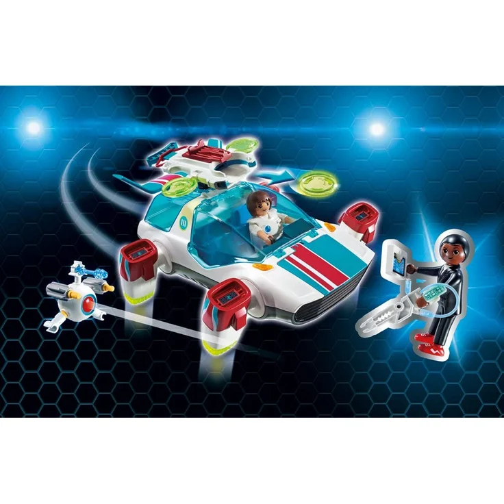 Playmobil SUPER4 FulguriX mit Agent Gene 9002 – Bild 2