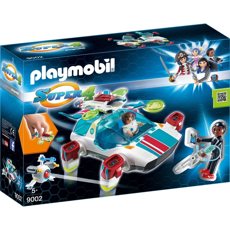 Playmobil SUPER4 FulguriX mit Agent Gene 9002 – Bild 1