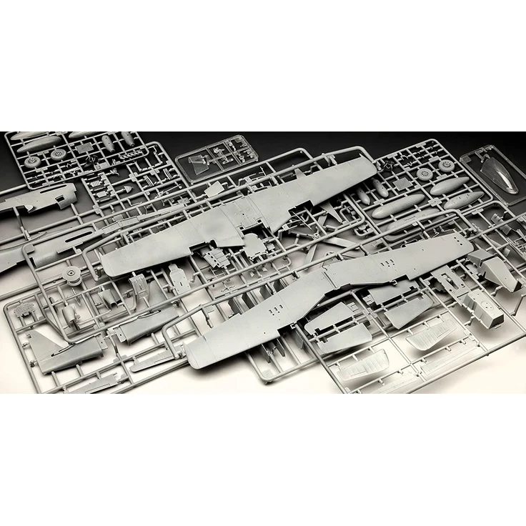 Revell 03944 03944-Modellbausatz Flugzeug 1:32-P-51D Mustang im Maßstab 1:32, Level 5, Orginalgetreue Nachbildung mit vielen Details – Bild 7