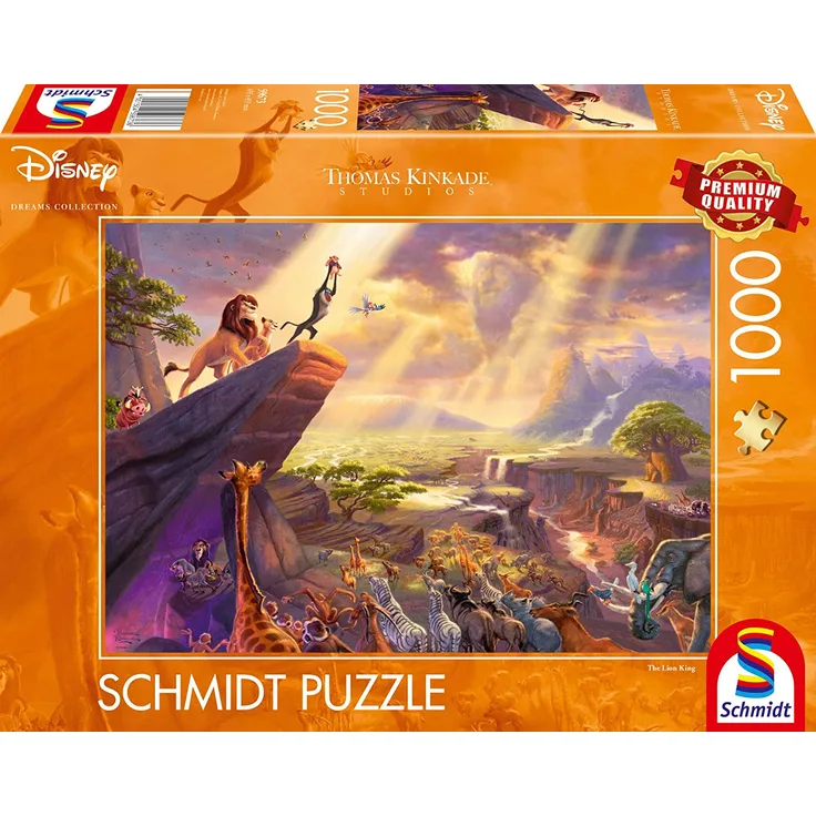 Schmidt Spiele - Thomas Kinkade - König der Löwen, 1000 Teile - Preisvergleich