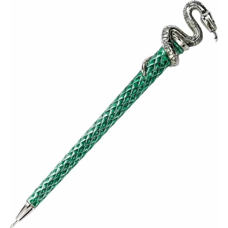 The Noble Collection Slytherin Pen Silver Plated