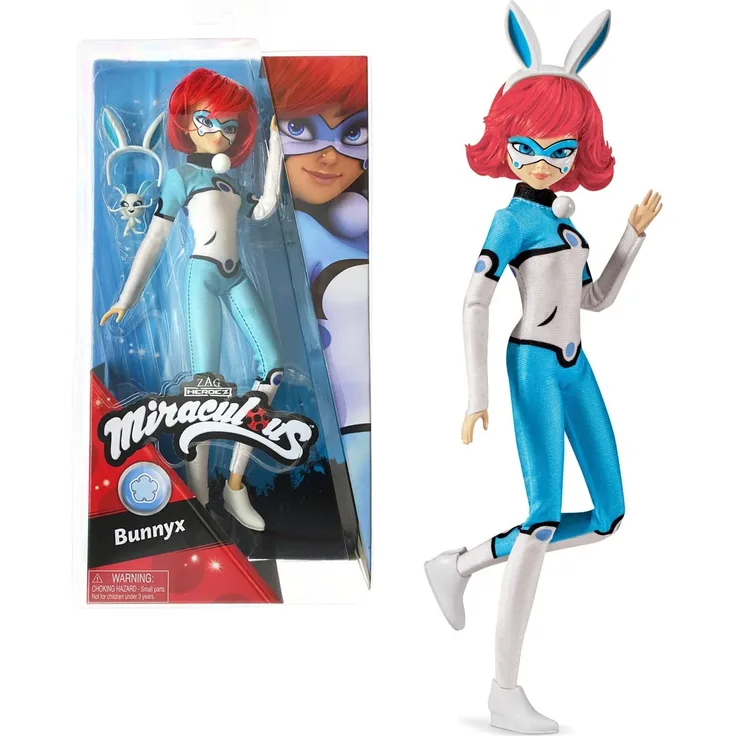 Miraculous P50011 Tales of Ladybug & Cat Noir-Bunnyx Fashion Puppe mit Zubehör (Bandai), Mehrfarbig